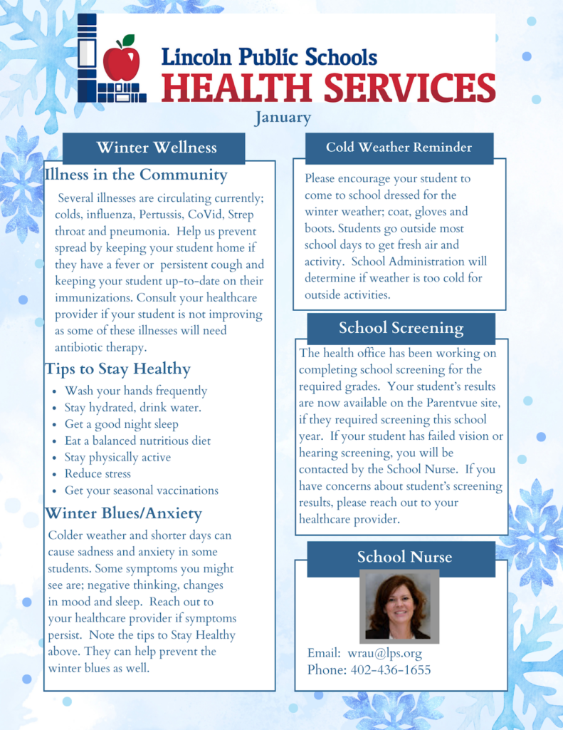 Health Service Newsletter January 2025